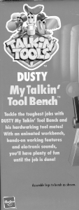 Manual Hasbro Tonka Dusty My Talking Tool Bench