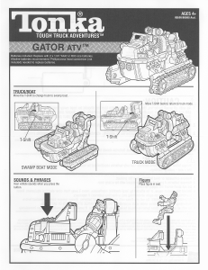 Manual Hasbro Tonka Gator ATV