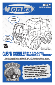 Manual Hasbro Tonka Gubs n Gobbler My Talking Garbage Truck