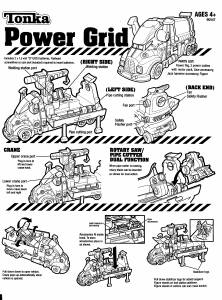 Manual Hasbro Tonka Power Grid