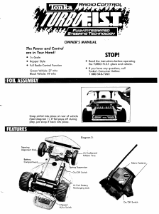 Manual Hasbro Tonka Radio Controlled Turbo F.I.S.T