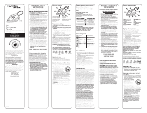 Handleiding Hamilton Beach 14710 Professional Strijkijzer