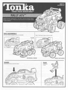 Manual Hasbro Tonka Rally ATV