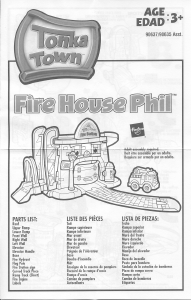 Manual Hasbro Tonka Town Fire House Phil