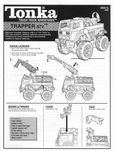 Manual Hasbro Tonka Trapper ATV