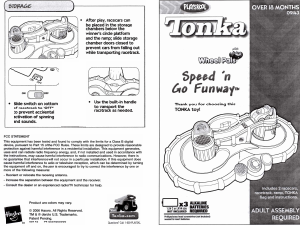 Manual Hasbro Tonka Wheel Pals Speed n Go Funway