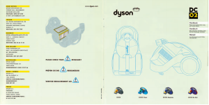 Manual Dyson DC02 Vacuum Cleaner