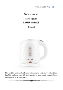 Manuál Rohnson R-7112 Konvice