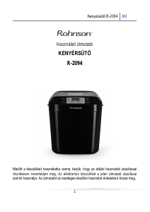 Használati útmutató Rohnson R-2094 Kenyérsütő