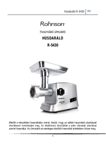 Használati útmutató Rohnson R-5430 Húsdaráló