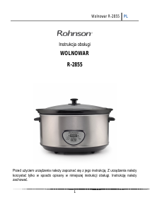 Instrukcja Rohnson R-2855 Multi kuchenka