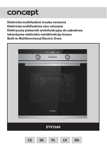 Manual Concept ETV7260 Oven