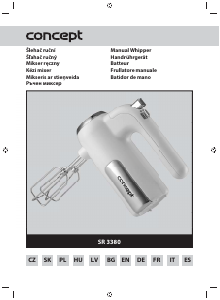 Manual de uso Concept SR3380 Batidora de varillas
