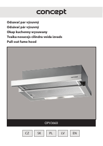 Manual Concept OPV3660 Cooker Hood