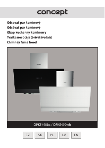 Instrukcja Concept OPK5490BC Okap kuchenny