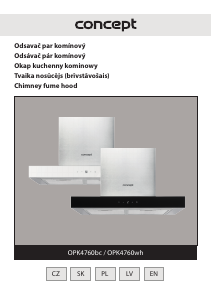 Manual Concept OPK4760WH Cooker Hood