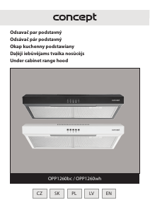 Instrukcja Concept OPP1260WH Okap kuchenny