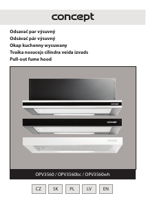Instrukcja Concept OPV3560BC Okap kuchenny