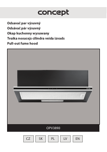 Instrukcja Concept OPV3890 Okap kuchenny