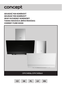 Manual Concept OPK5490WH Cooker Hood