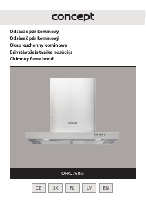 Manual Concept OPK2760SS Cooker Hood