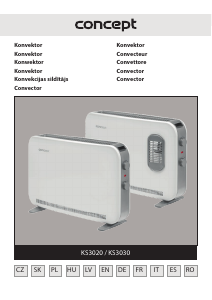 Manual Concept KS3020 Heater