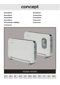 Manuale Concept KS3030 Termoventilatore