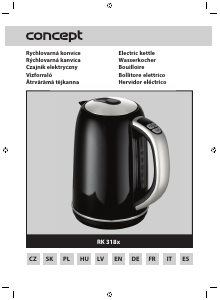 Manual Concept RK3181 Kettle