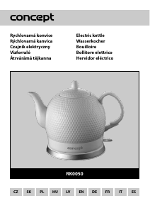 Manual Concept RK0050 Kettle