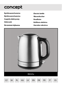 Manual Concept RK3251 Kettle