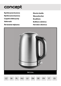 Manual Concept RK3240 Kettle