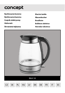 Manual Concept RK4110 Kettle