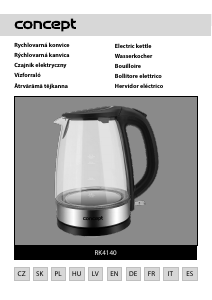 Manual Concept RK4140 Kettle