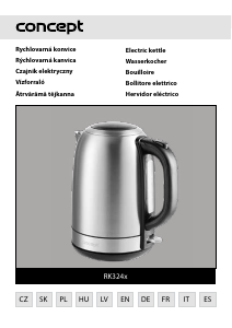 Manual Concept RK3244 Kettle