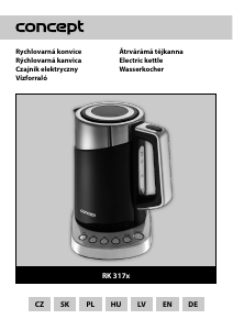 Manual Concept RK3170 Kettle