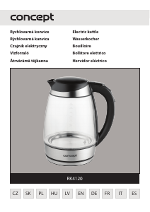 Manual Concept RK4120 Kettle