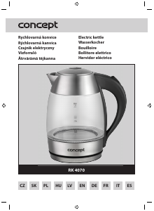 Manual Concept RK4070 Kettle