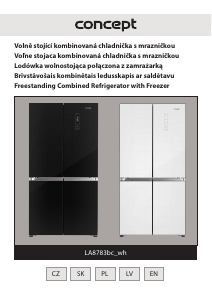 Instrukcja Concept LA8783WH Lodówko-zamrażarka