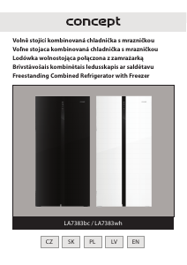 Instrukcja Concept LA7383WH Lodówko-zamrażarka