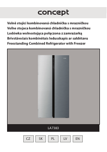 Instrukcja Concept LA7383 Lodówko-zamrażarka