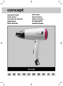 Mode d’emploi Concept VV5742 Sèche-cheveux