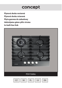 Instrukcja Concept PDV7260BC Płyta do zabudowy