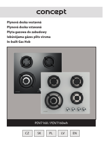 Instrukcja Concept PDV7160WH Płyta do zabudowy