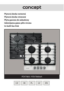 Manuál Concept PDV7060 Varná deska