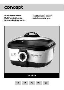 Handleiding Concept CK7070 Multicooker