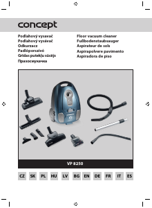 Návod Concept VP8250 Vysávač