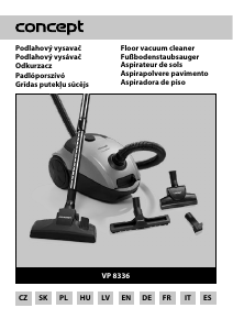 Mode d’emploi Concept VP8336 Aspirateur