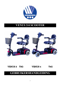 Mode d’emploi Vermeiren Venus 3 Scooter de mobilité