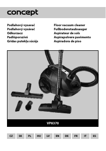 Manual de uso Concept VP8370 Aspirador