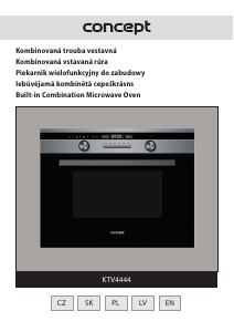 Rokasgrāmata Concept KTV4444 Mikroviļņu krāsns